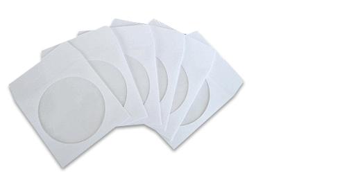 100 pcs Paper Sleeves for CD and DVD Disks